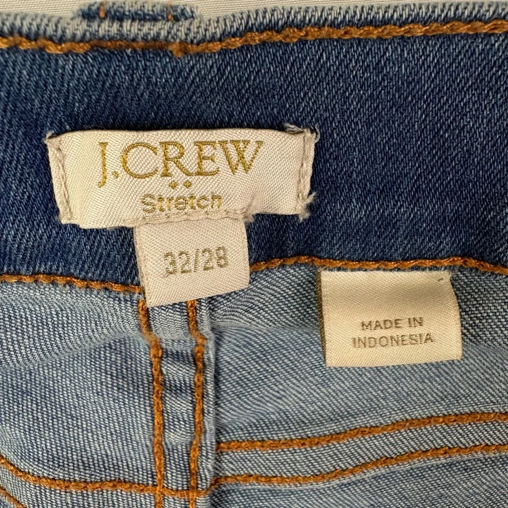 J.Crew 32/28 Blue Toothpick Skinny Jeans Denim Casual Everyday Classic C9202